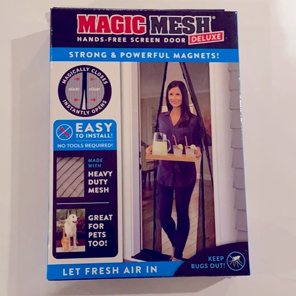 Magic Mesh Hands Free Screen Door Delux - Picture 1 of 5